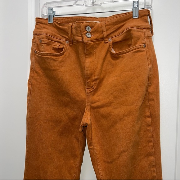 We the Free Free People Orange Shayla Jeans - Picture 5 of 9